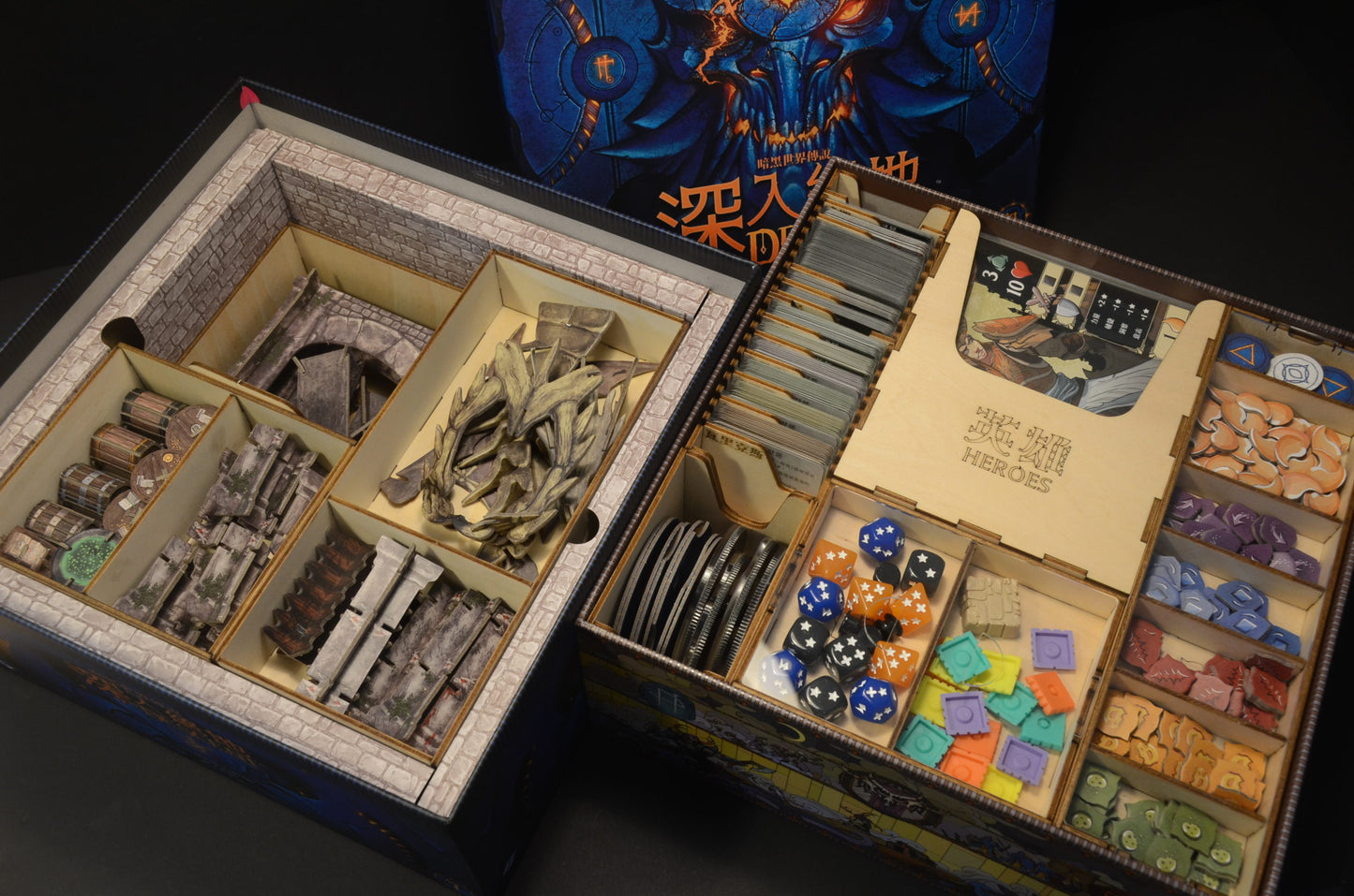 深入絕地:暗黑世界傳說 桌遊收納盒 Descent: Legends of the Dark insert 烏鴉盒子桌遊收納