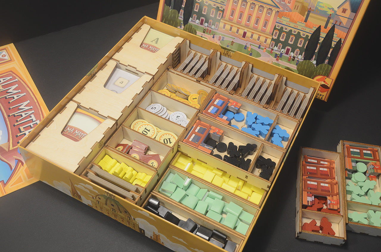 盛譽學院 桌遊收納盒 Alma Mater board game insert 烏鴉盒子桌遊收納