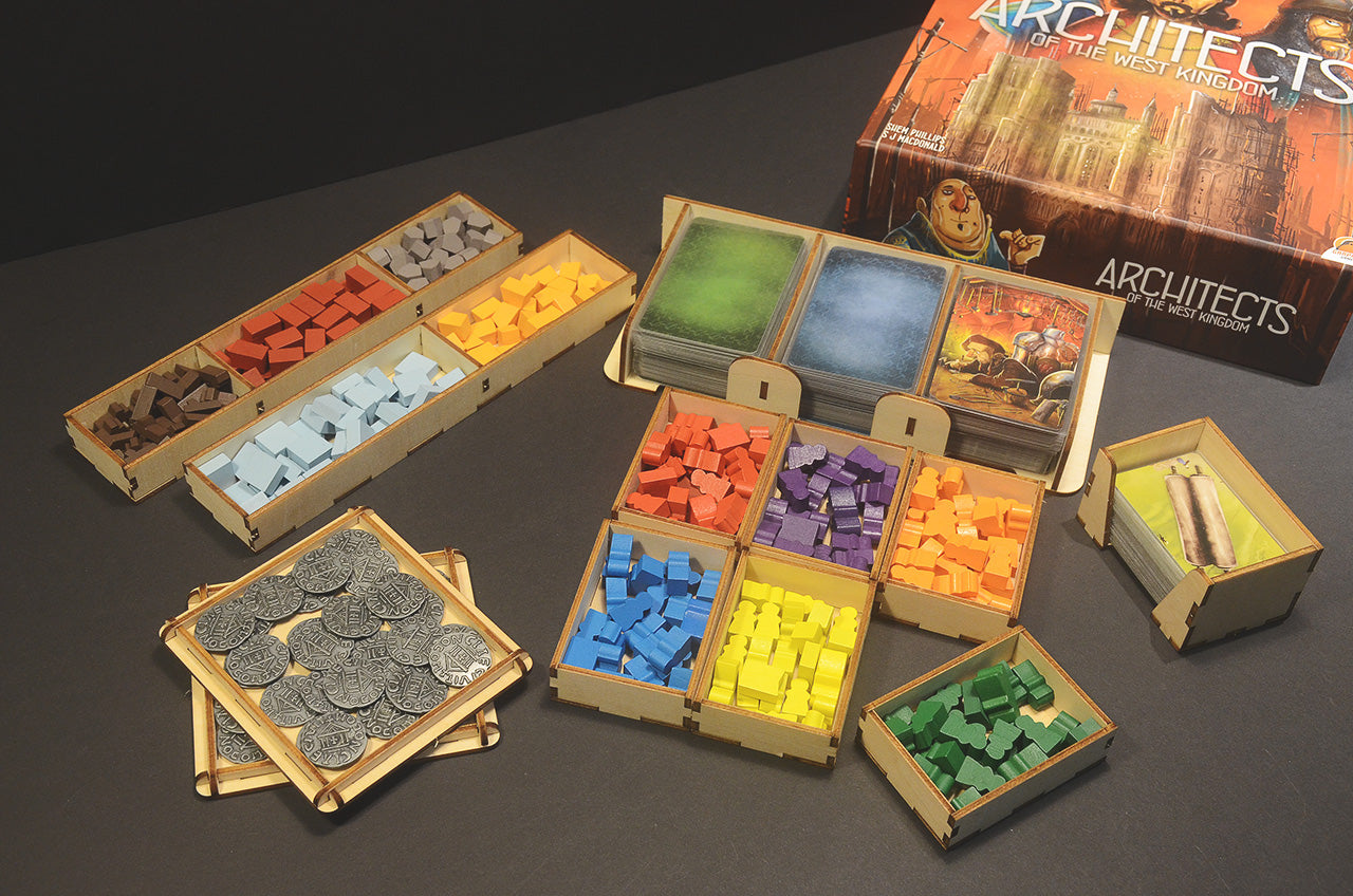 西國建築師+工匠擴 桌遊收納盒 Architects of the West Kingdom insert organizer 烏鴉盒子桌遊收納