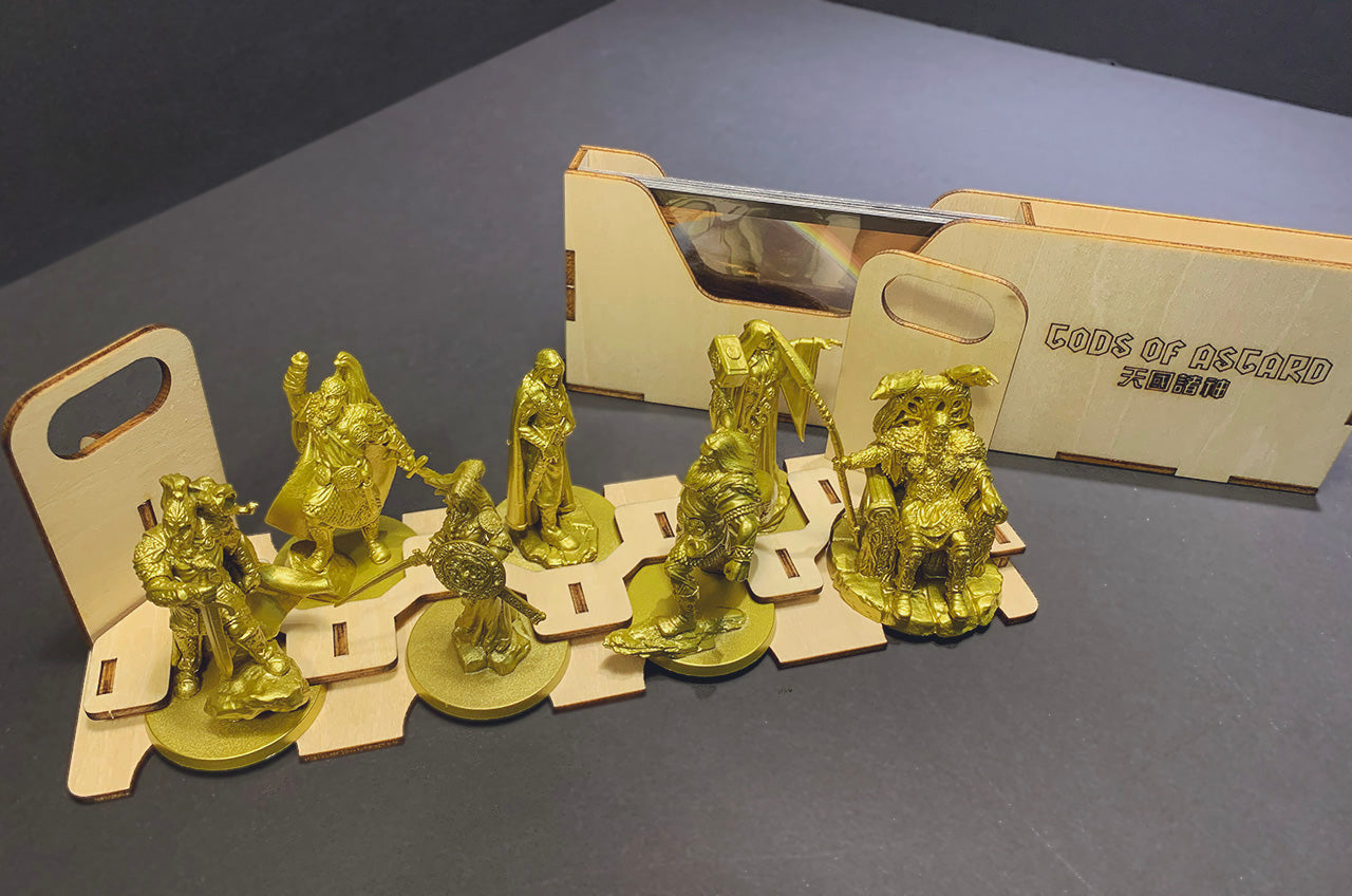 血色狂怒 黑金盒 Blood Rage Promo Box 烏鴉盒子木質桌遊收納盒