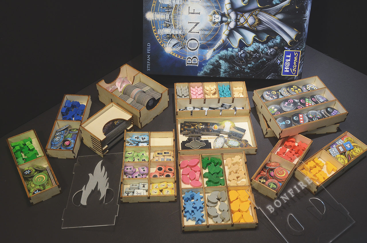 生命之火 Bonfire 桌遊收納盒 烏鴉盒子桌遊收納 Bonfire insert organizer