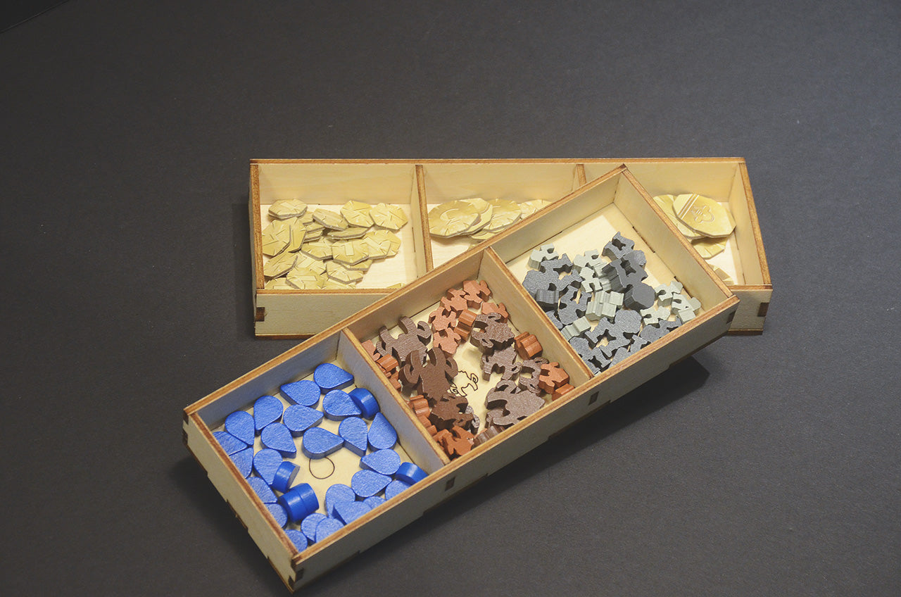 強國爭壩 桌遊收納盒 Barrage board game insert organizer 烏鴉盒子桌遊收納
