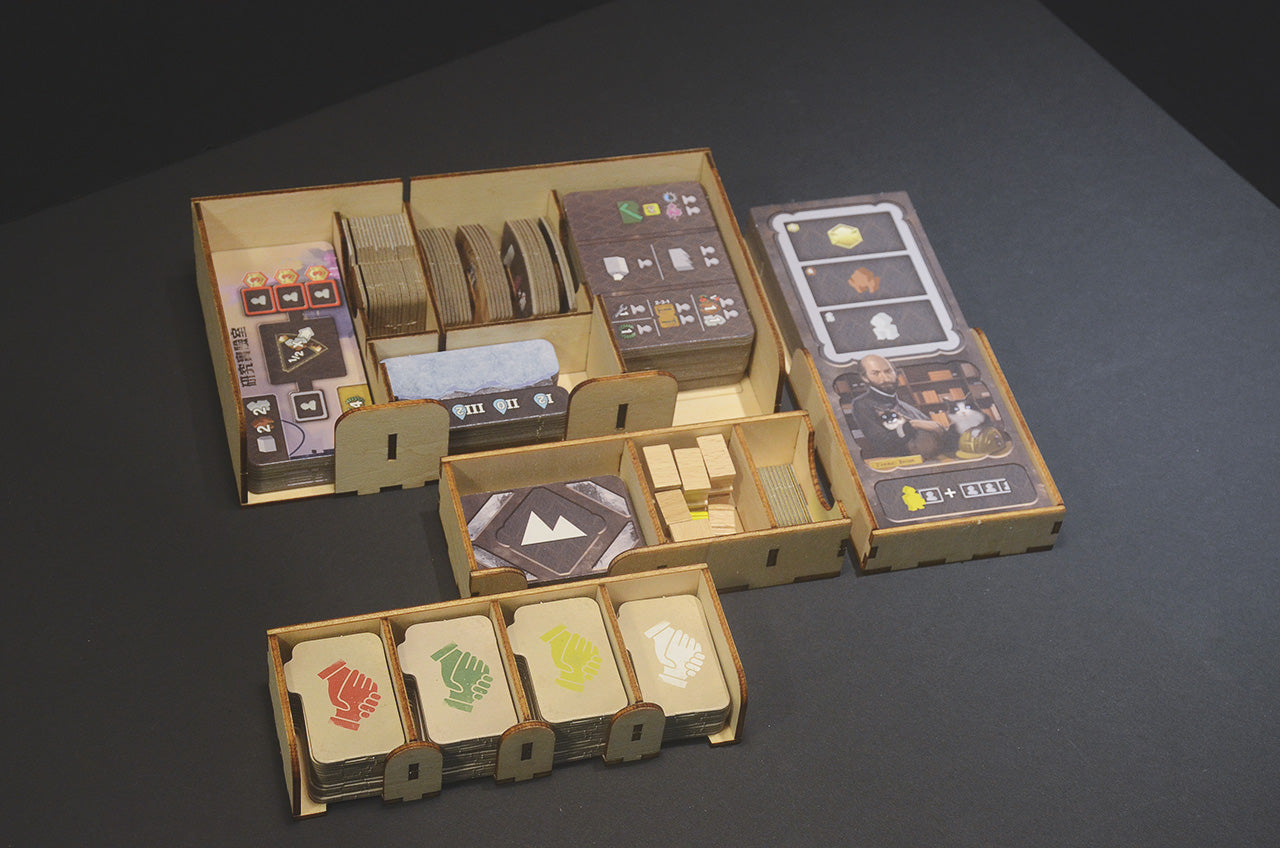 強國爭壩 桌遊收納盒 Barrage board game insert organizer 烏鴉盒子桌遊收納