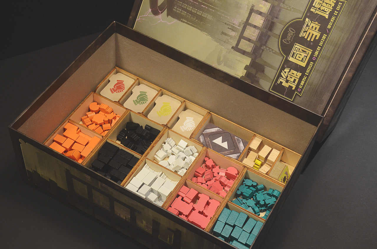 強國爭壩 桌遊收納盒 Barrage board game insert organizer 烏鴉盒子桌遊收納