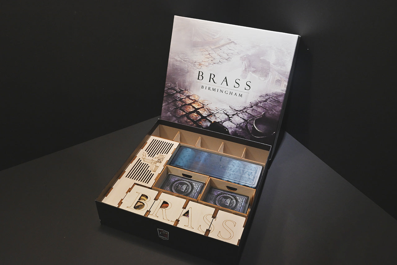 工業革命豪華版(籌碼版) 收納盒 Brass Deluxe board game insert 烏鴉盒子桌遊收納