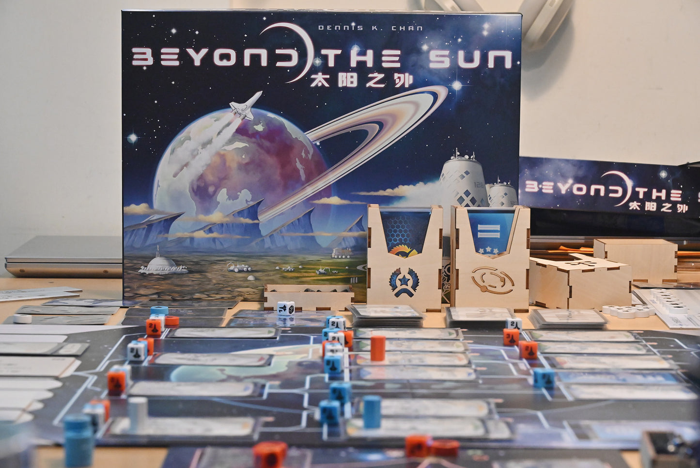 太陽之外 Beyond the Sun 桌遊收納盒 烏鴉盒子桌遊收納 board game insert