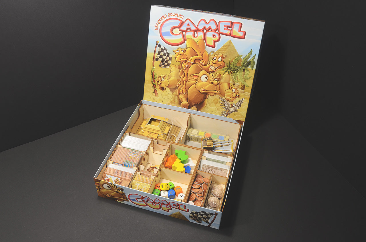 駱駝大賽 Camel Up 烏鴉盒子木質桌遊收納盒