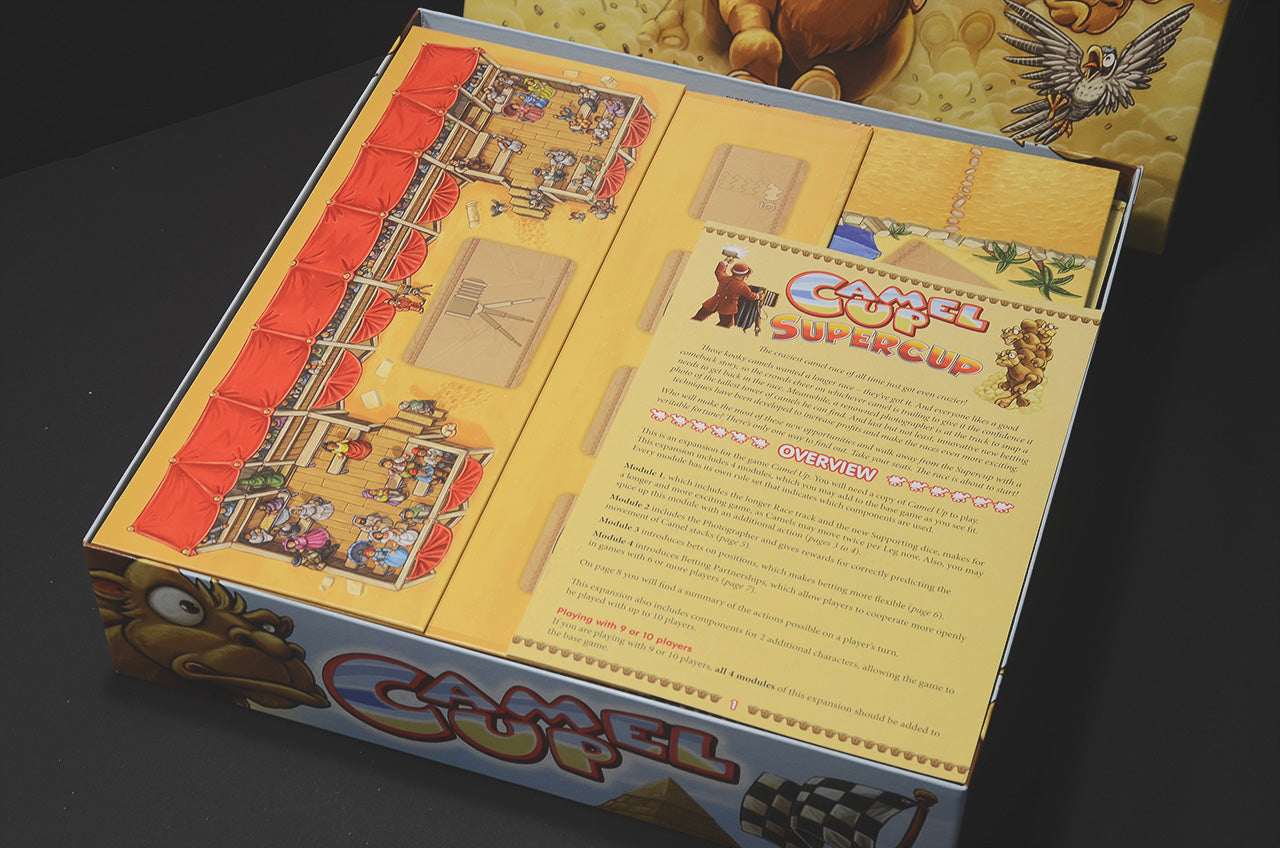 駱駝大賽 Camel Up 烏鴉盒子木質桌遊收納盒