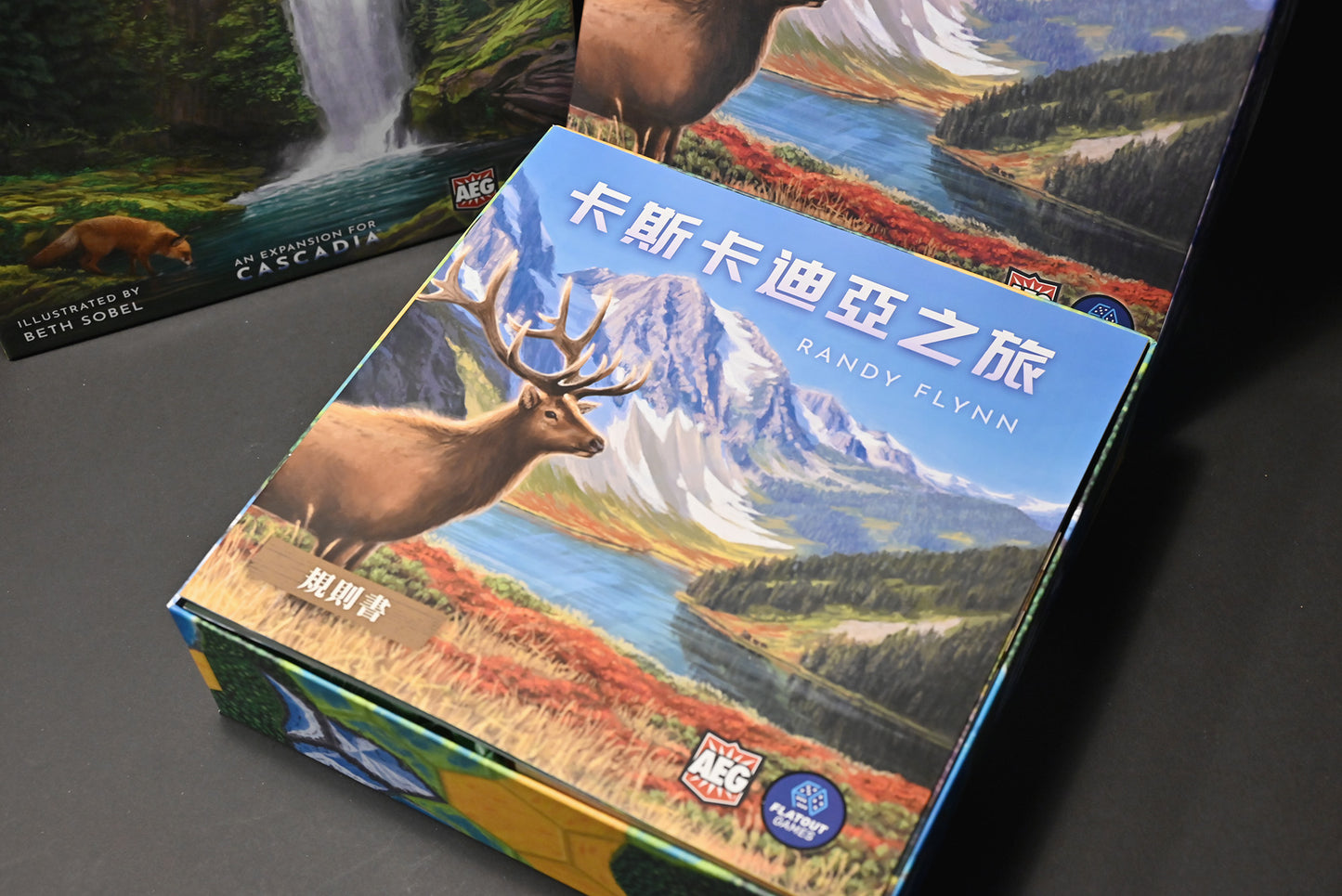 卡斯卡提亞之旅+自然地標 擴充 桌遊收納盒 Cascadia landmarks board game insert 烏鴉盒子桌遊收納