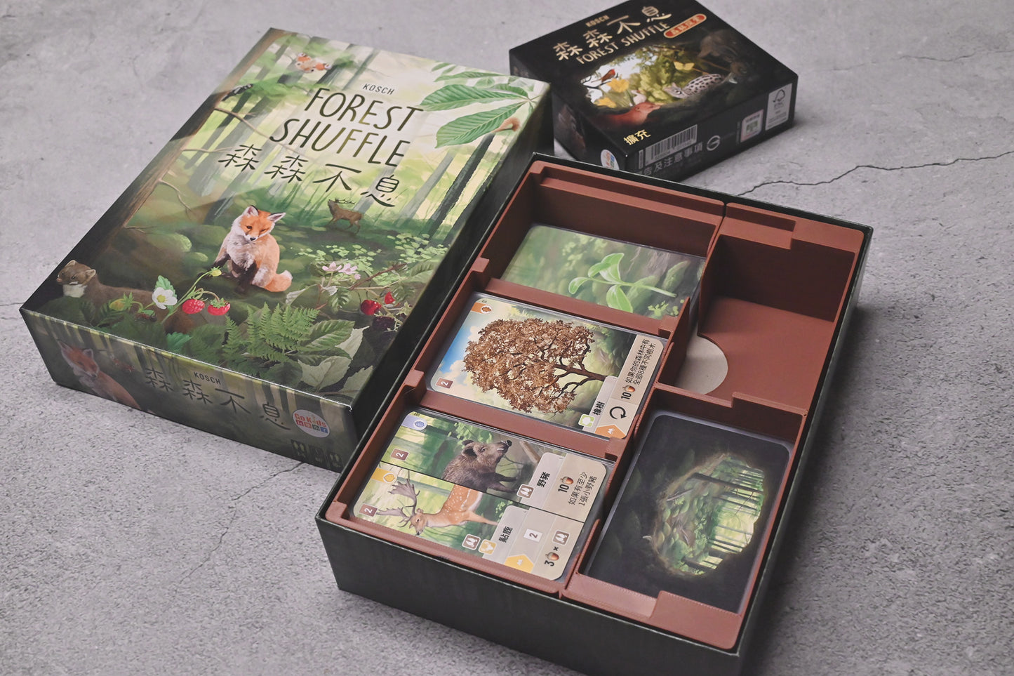 森森不息 Forest Shuffle 桌遊收納盒