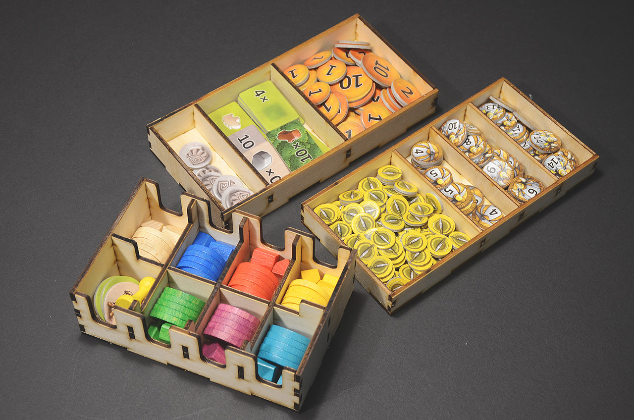 洞穴農夫 Caverna 烏鴉盒子木質桌遊收納盒
