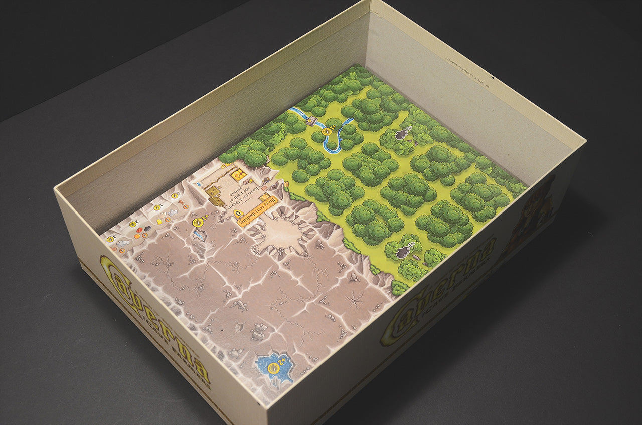 洞穴農夫 Caverna 烏鴉盒子木質桌遊收納盒