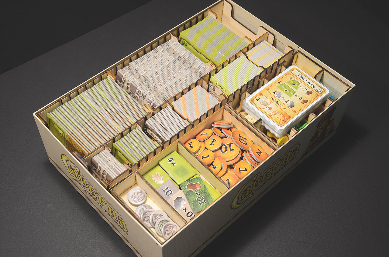 洞穴農夫 Caverna 烏鴉盒子木質桌遊收納盒