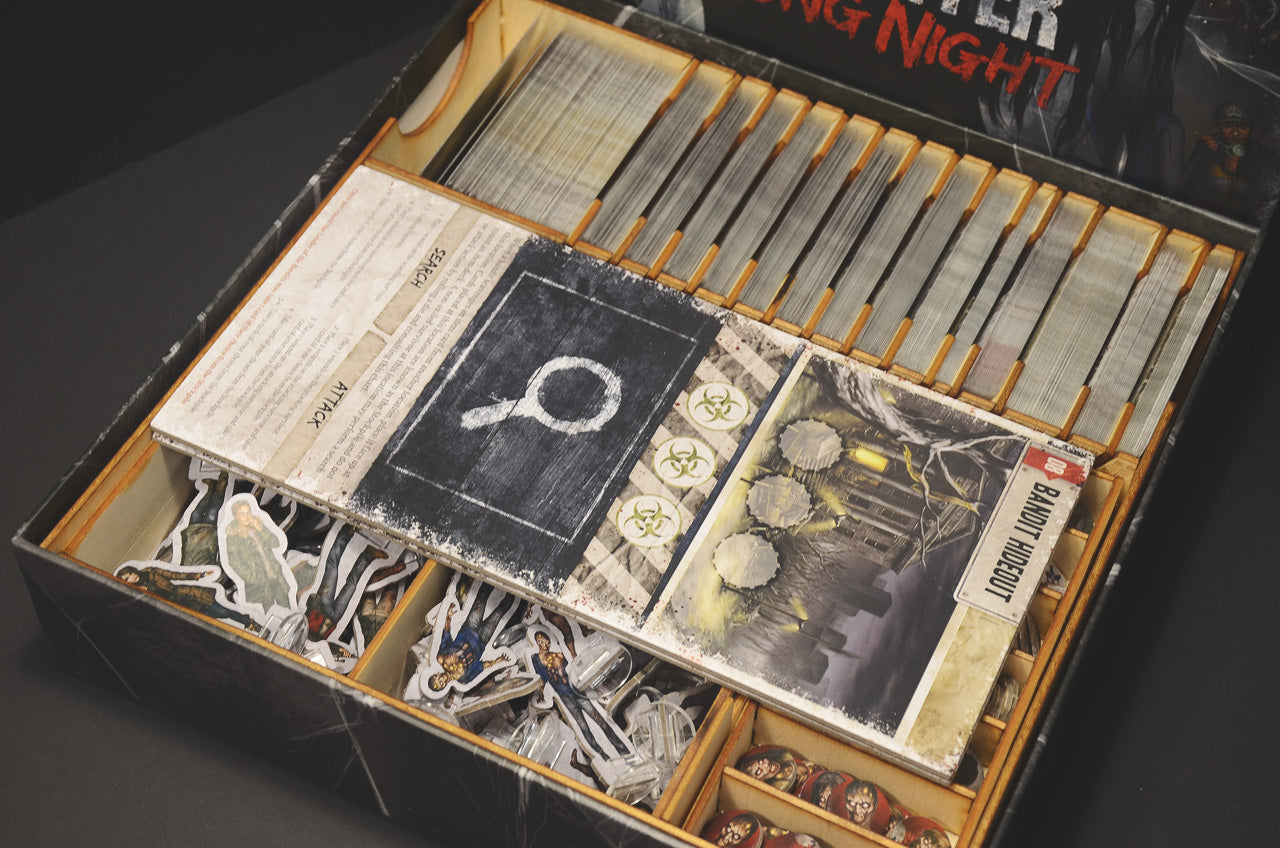 死亡寒冬漫漫長夜 Dead of Winter: The Long Night 烏鴉盒子木質桌遊收納盒