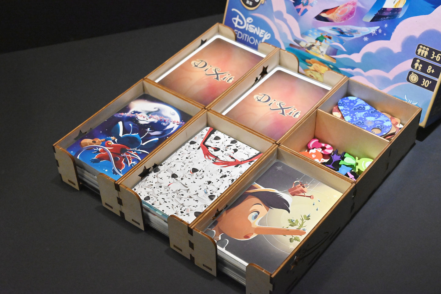 說書人迪士尼 桌遊收納盒 Dixit Disney Edition insert 烏鴉盒子桌遊收納