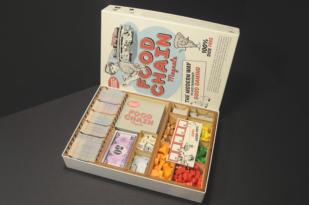 快餐連鎖大亨 Food Chain Magnate 桌遊收納盒