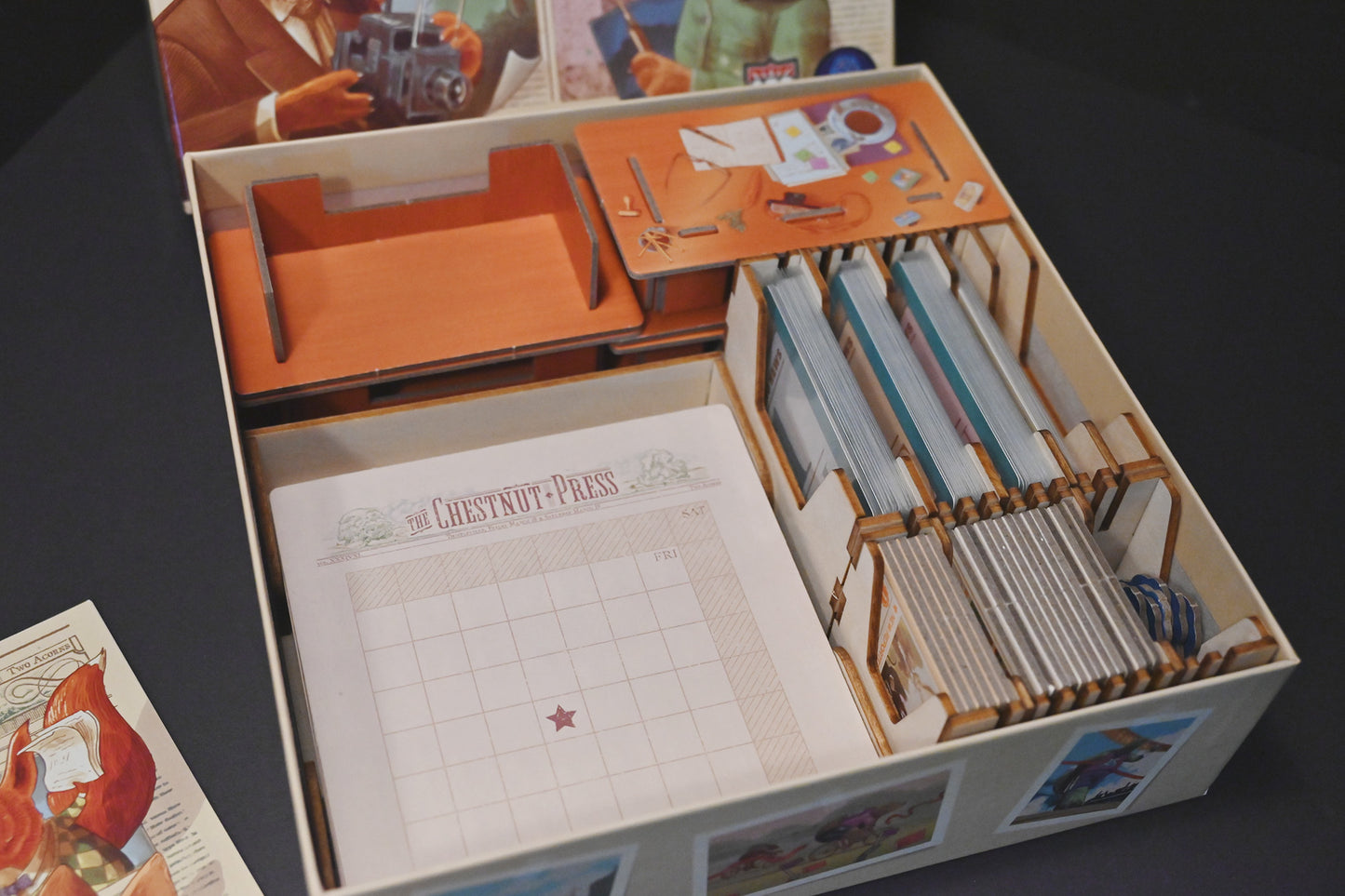 號外!動物日報 Fit to Print 桌遊收納盒 board game insert 烏鴉盒子桌遊收納