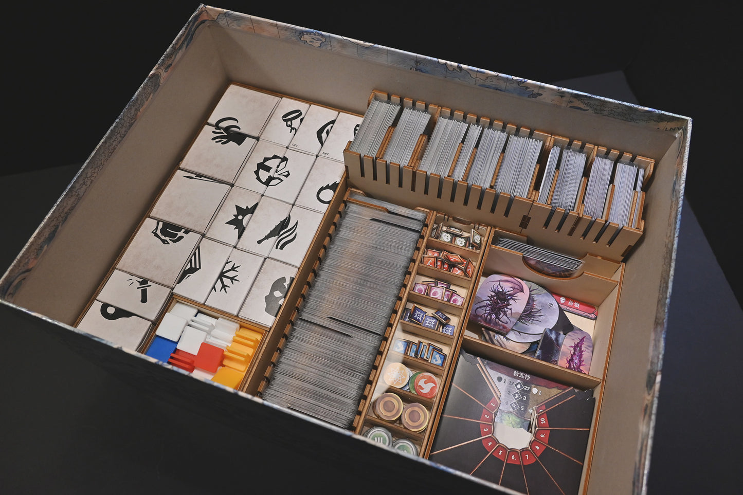 寒霜迷城 桌遊收納盒 Frosthaven board game insert organizer 烏鴉盒子桌遊收納