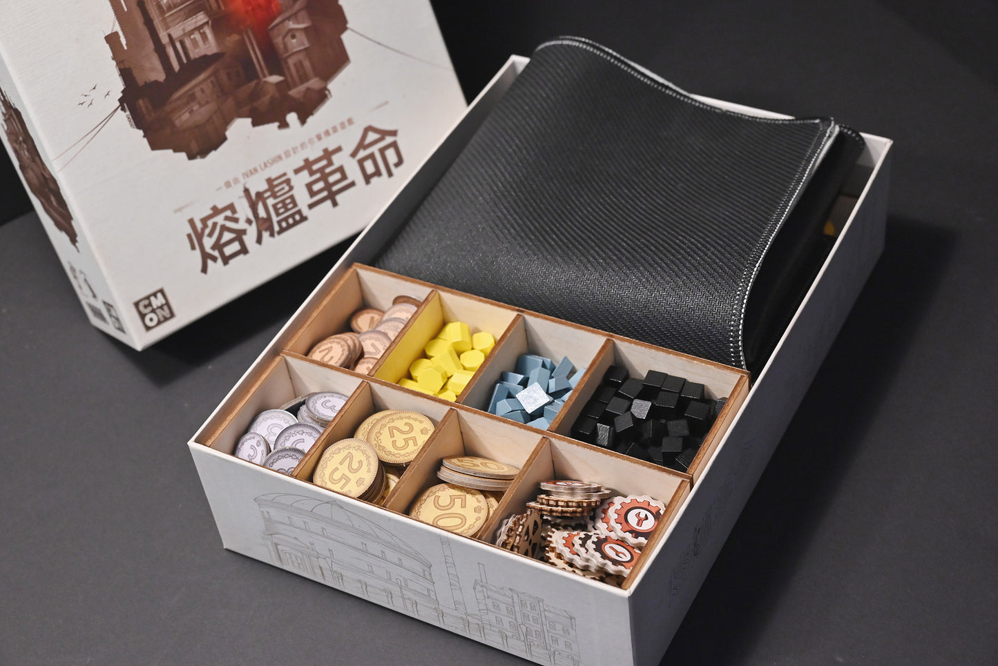 熔爐革命+戰間期 桌遊收納盒 Furnace board game insert 烏鴉盒子