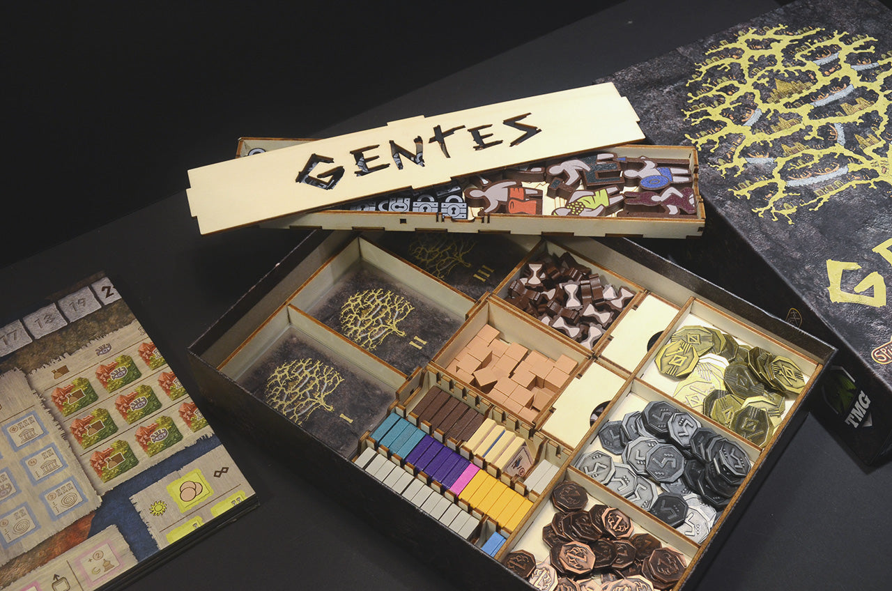 氏族豪華版 桌遊收納盒 Gentes Deluxified Edition insert organizer 烏鴉盒子桌遊收納