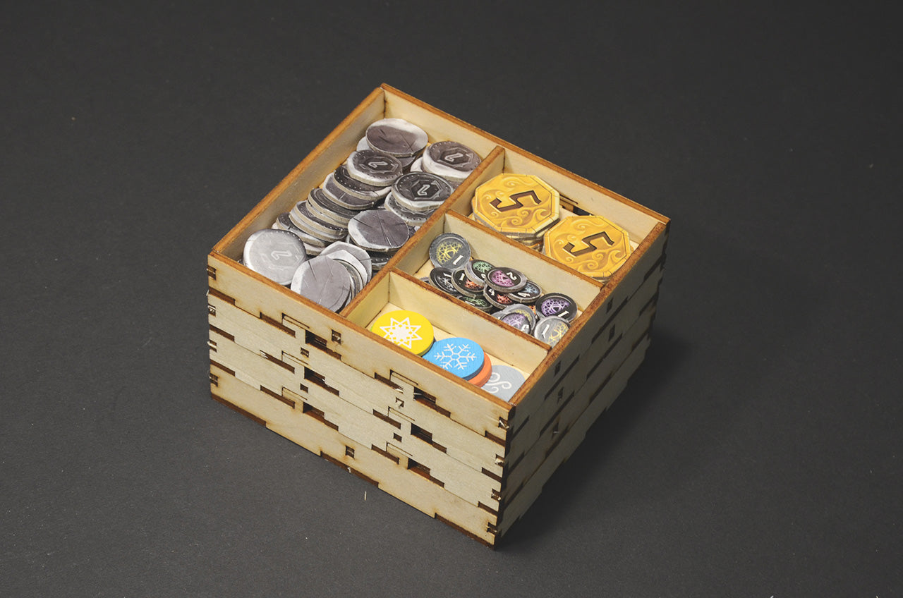 幽港迷城(黯淡港灣) Gloomhaven 烏鴉盒子木質桌遊收納盒