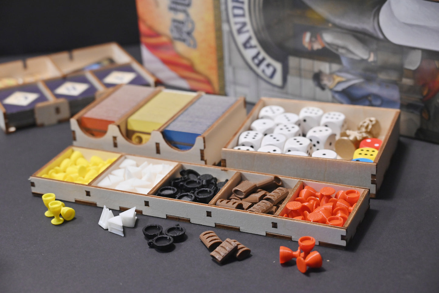 奧地利大飯店+舞動華爾滋 桌遊收納盒 Grand Austria Hotel board game insert 烏鴉盒子桌遊收納