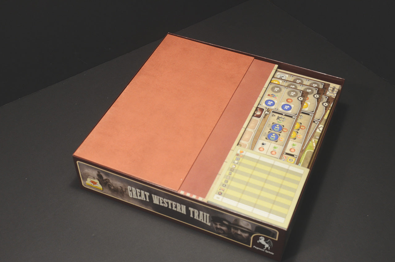 大西部之路 Great Western Trail 烏鴉盒子木質桌遊收納盒