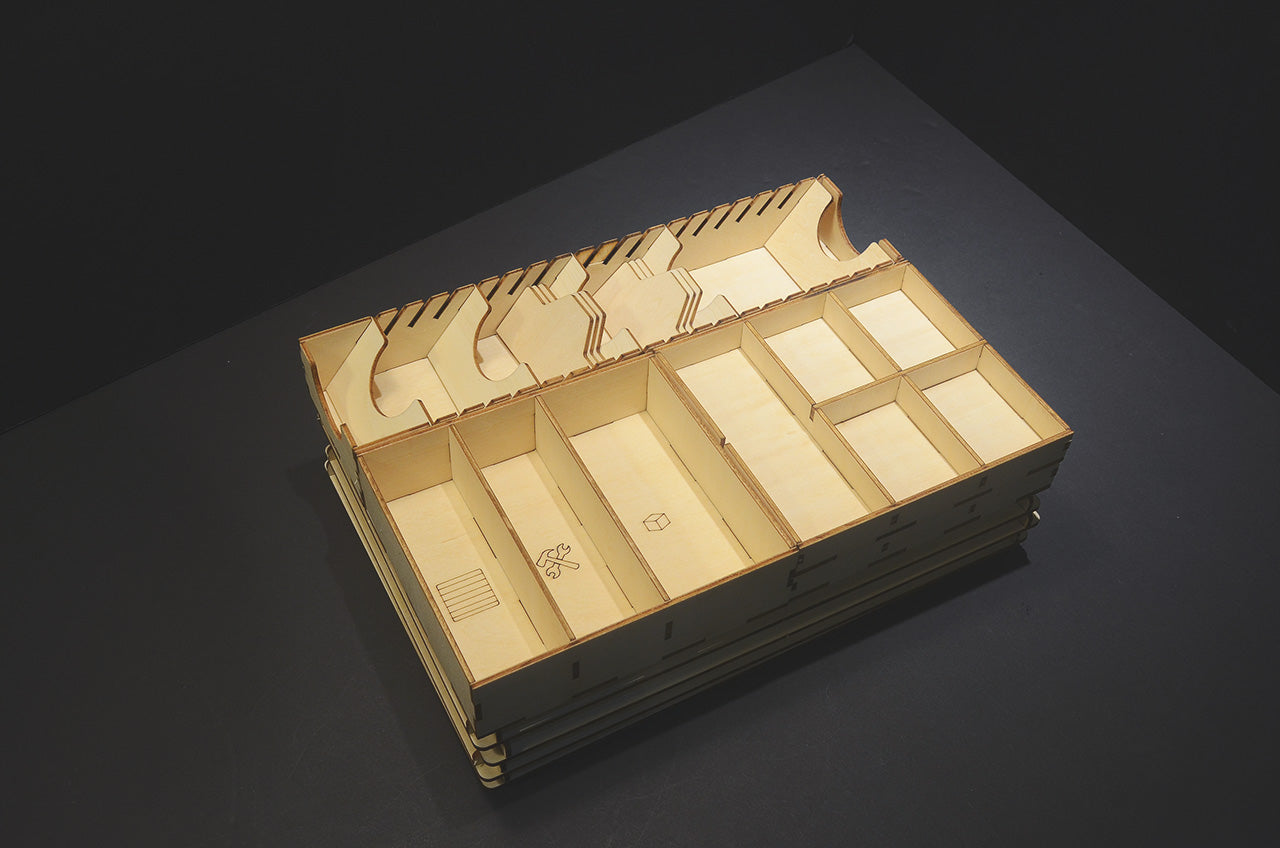 哈勒陶農場-桌遊收納盒 Hallertau Insert Organizer 烏鴉盒子桌遊收納