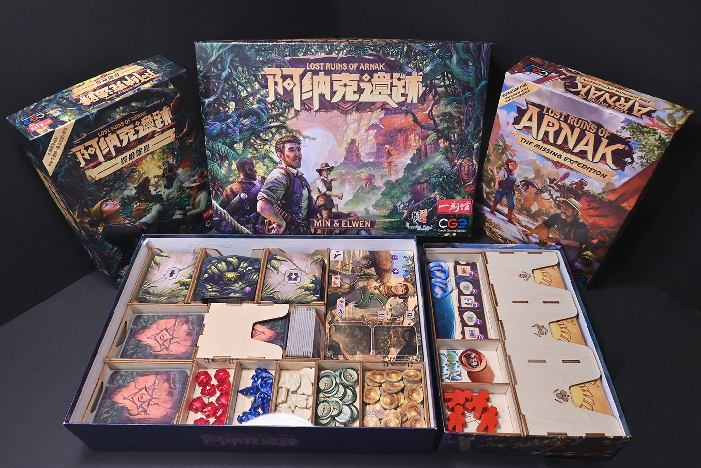 阿納克遺跡 迷失探險隊 桌遊收納盒 Lost Ruins of Arnak: The Missing Expedition insert organizer 烏鴉盒子桌遊收納