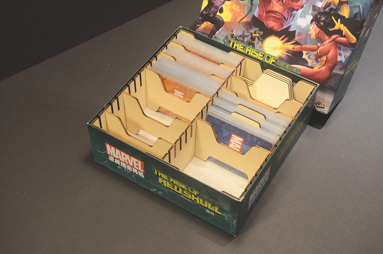 漫威傳奇再起:紅骷髏的崛起 桌遊收納盒 The Rise of Red Skull insert organizer 烏鴉盒子桌遊收納