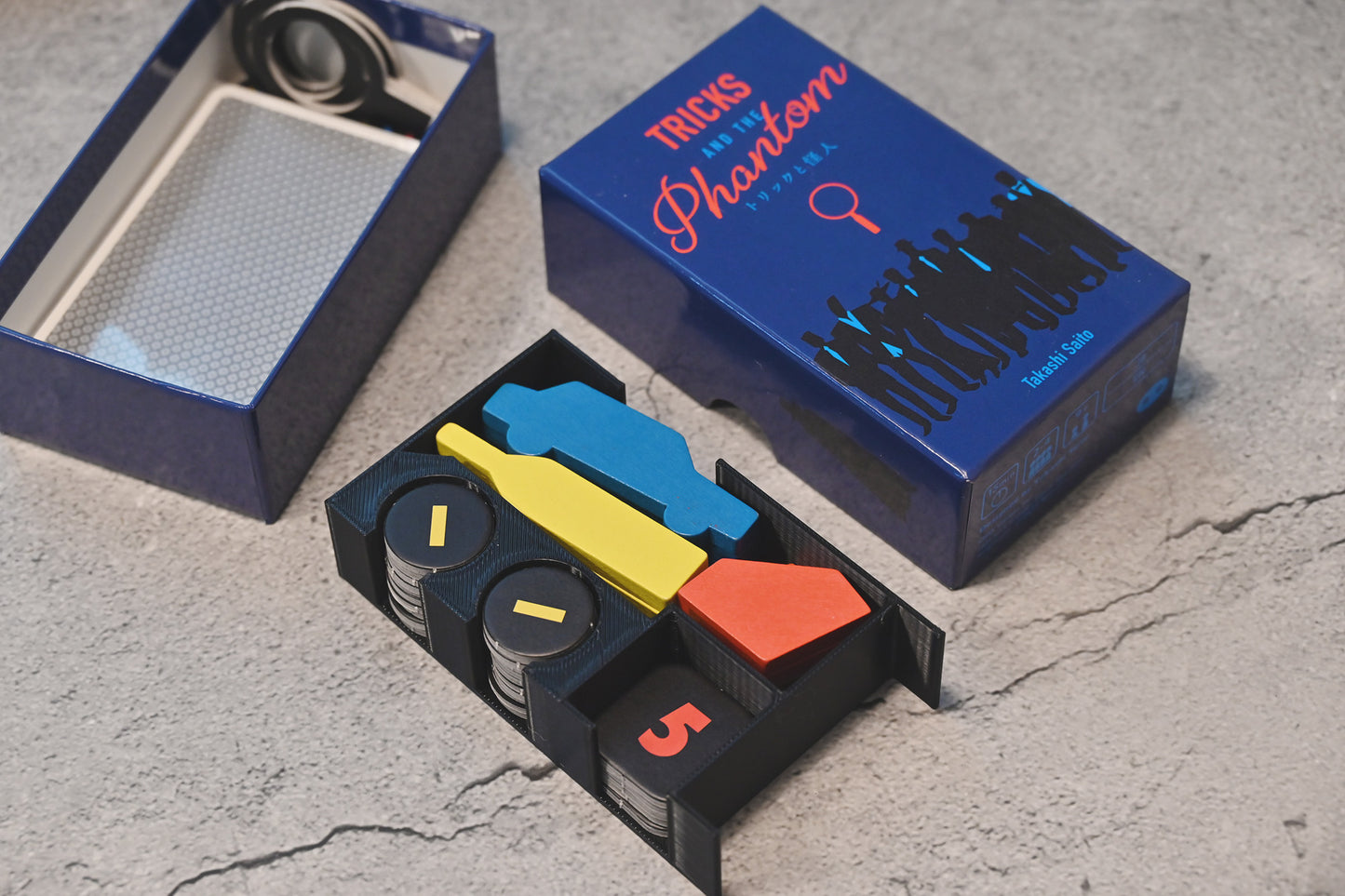 oink tricks and phantom 圈套與怪人 3D列印桌遊收納盒 烏鴉盒子