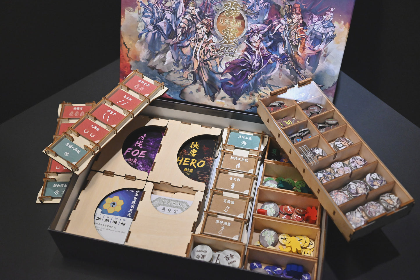 霹靂:入陣武林 Slim版 桌遊收納盒 - 烏鴉盒子桌遊收納