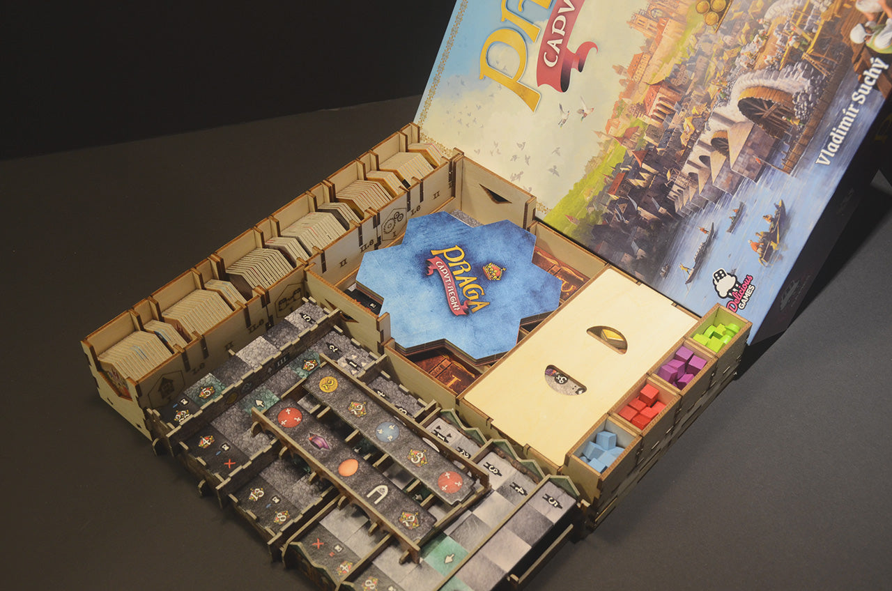 王都布拉格 桌遊收納盒 Praga Caput Regni insert organizer 烏鴉盒子