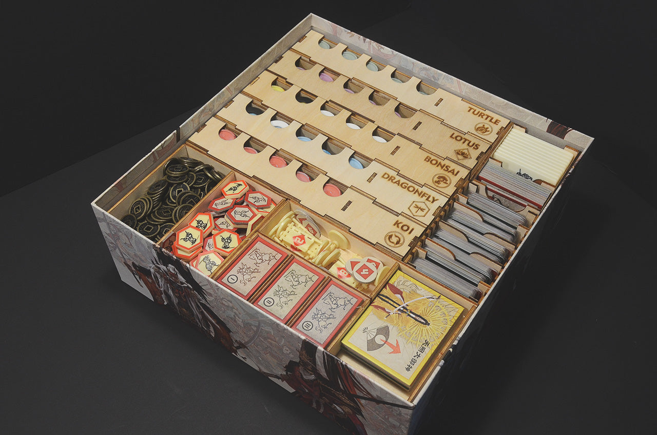 旭日戰魂錄 Rising Sun 烏鴉盒子木質桌遊收納盒