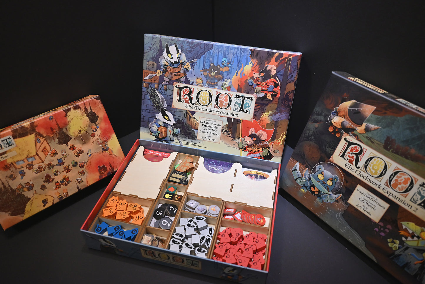 茂林源記:劫掠擴充 收納盒 Root: The Marauder insert organizer 烏鴉盒子桌遊收納