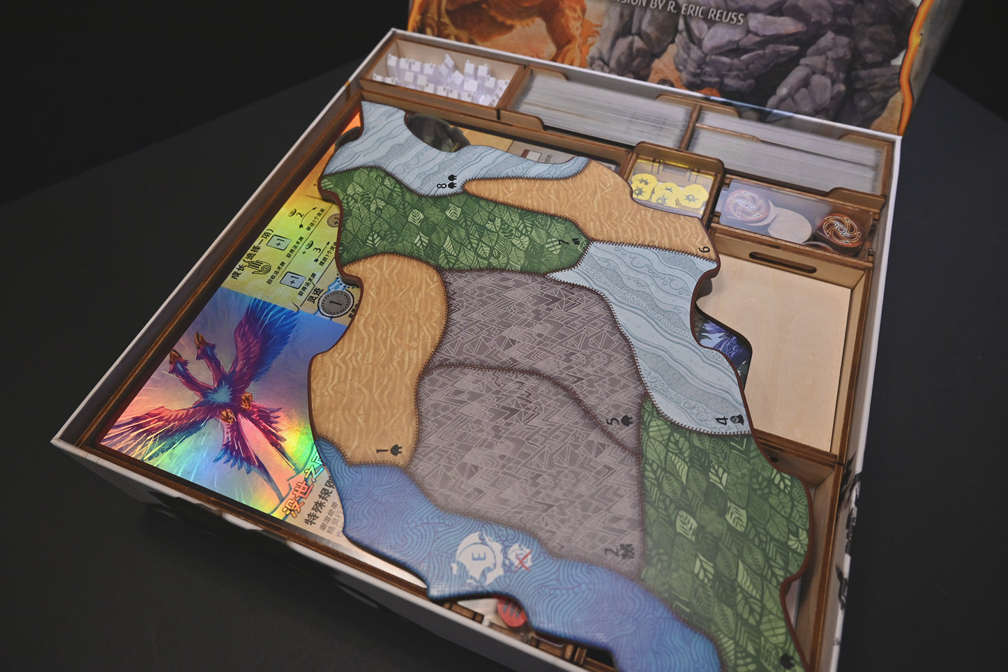 靈跡島+擴充 桌遊收納盒 Spirit Island board game insert organizer 烏鴉盒子桌遊收納