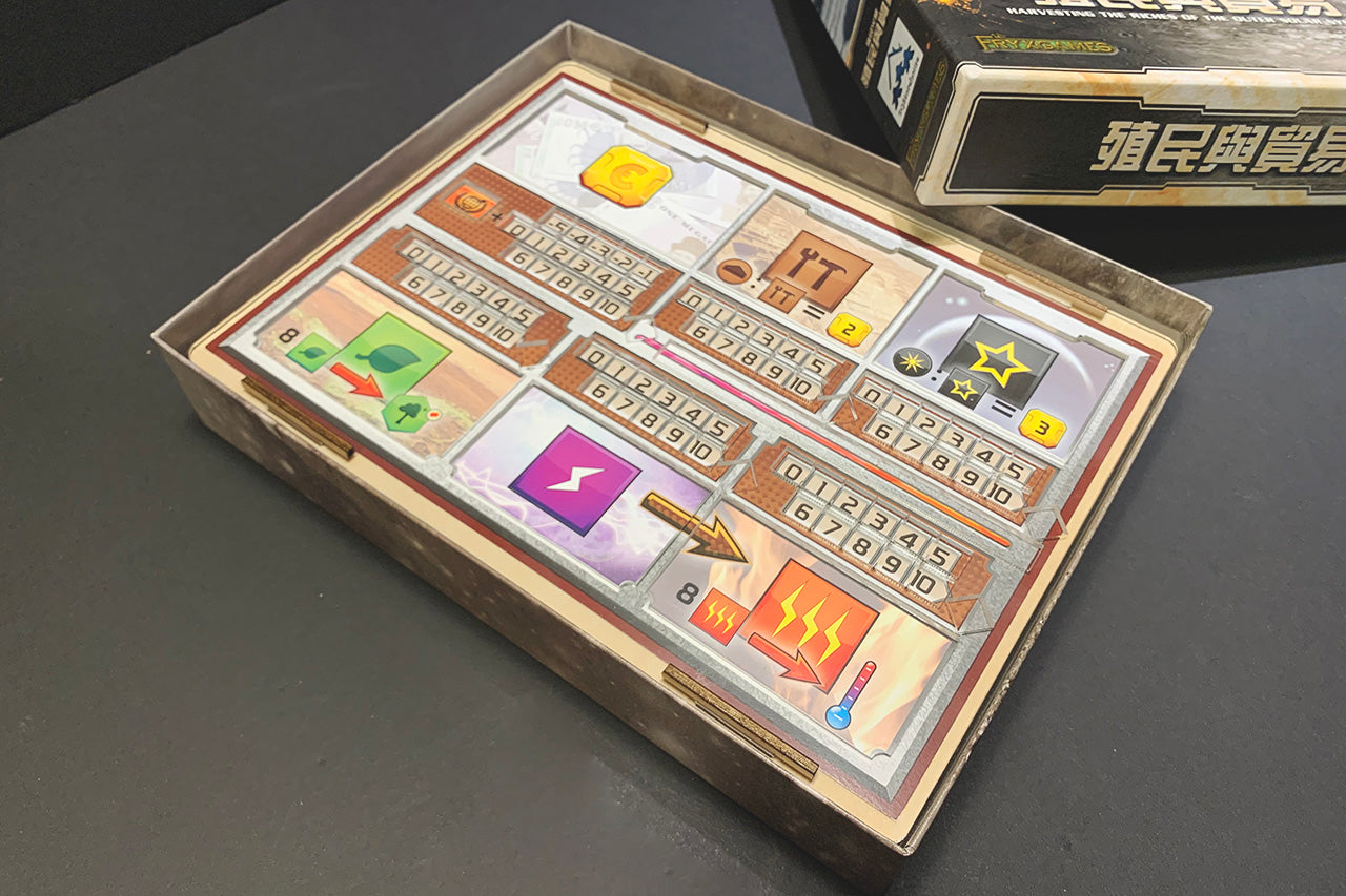 殖民火星玩家圖版壓克力固定板 Terraforming Mars Overlays 烏鴉盒子