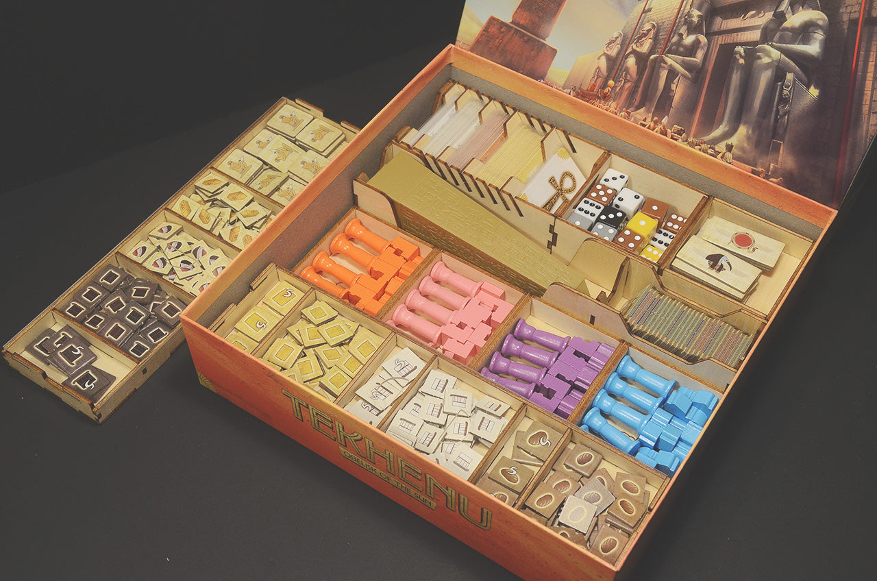 方尖碑 桌遊收納盒 Tekhenu board game insert organizer 烏鴉盒子桌遊收納