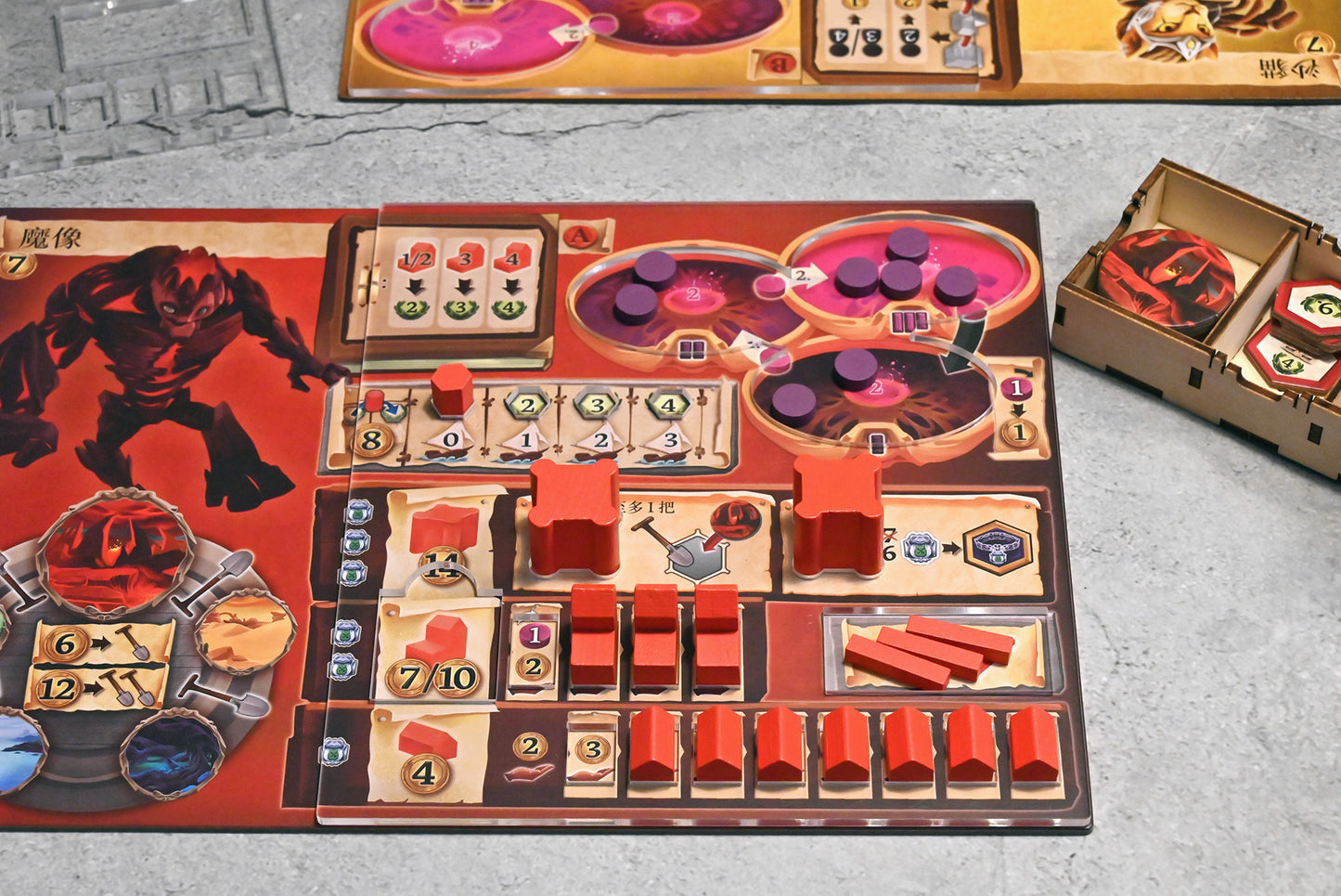 大地新秘境 桌遊收納盒 Terra Nova board game insert 烏鴉盒子