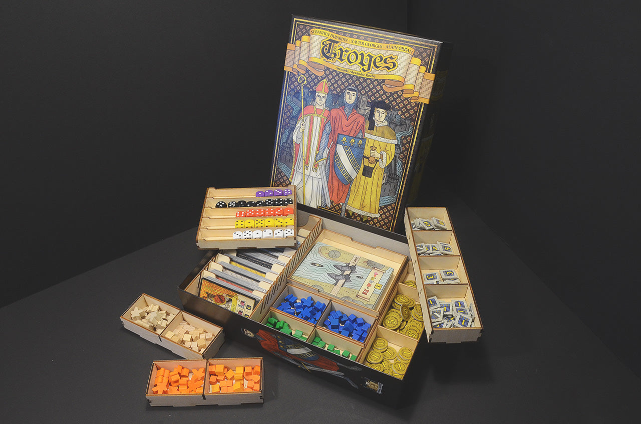 特魯瓦 Troyes 烏鴉盒子木質桌遊收納盒