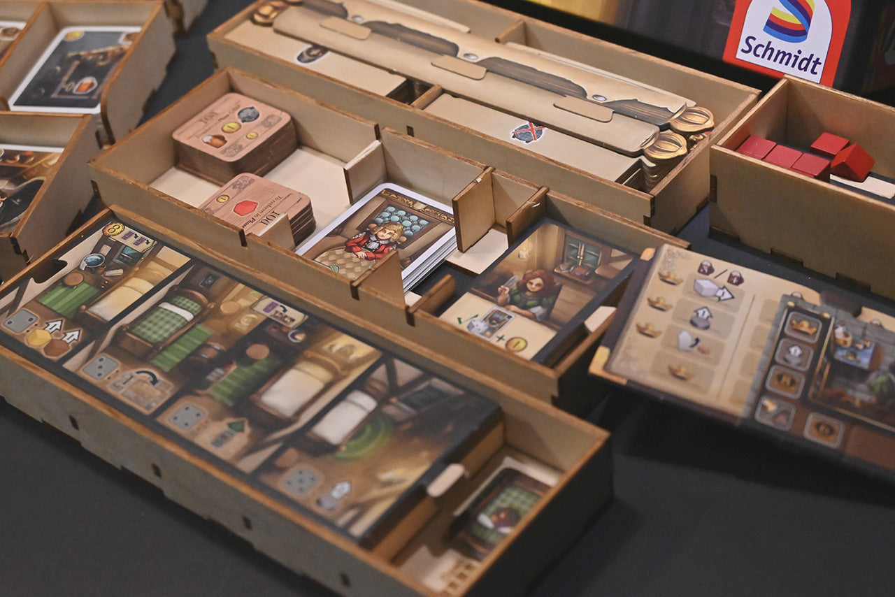 深谷酒館+迎賓擴 桌遊收納盒 The Taverns of Tiefenthal insert organizer 烏鴉盒子桌遊收納