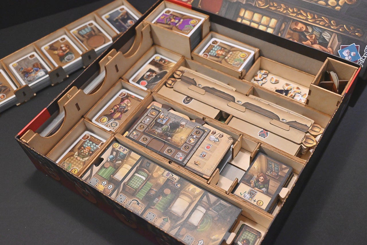 深谷酒館+迎賓擴 桌遊收納盒 The Taverns of Tiefenthal insert organizer 烏鴉盒子桌遊收納