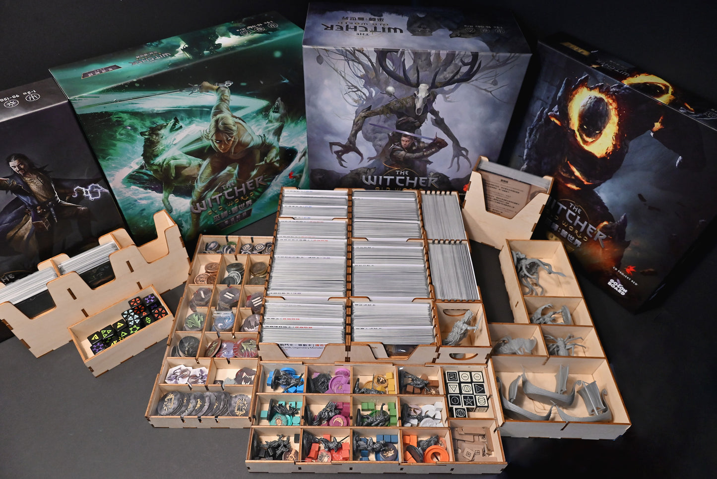 巫師舊世界大全套 桌遊收納盒 The Witcher Old World all-in insert 烏鴉盒子桌遊收納