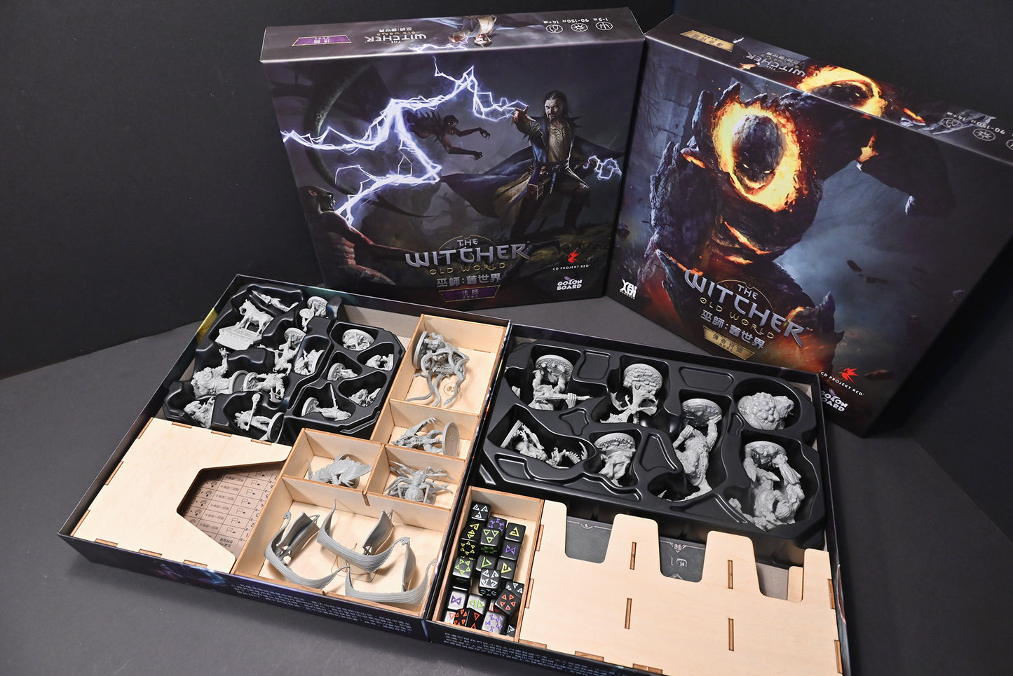 巫師舊世界大全套 桌遊收納盒 The Witcher Old World all-in insert 烏鴉盒子桌遊收納
