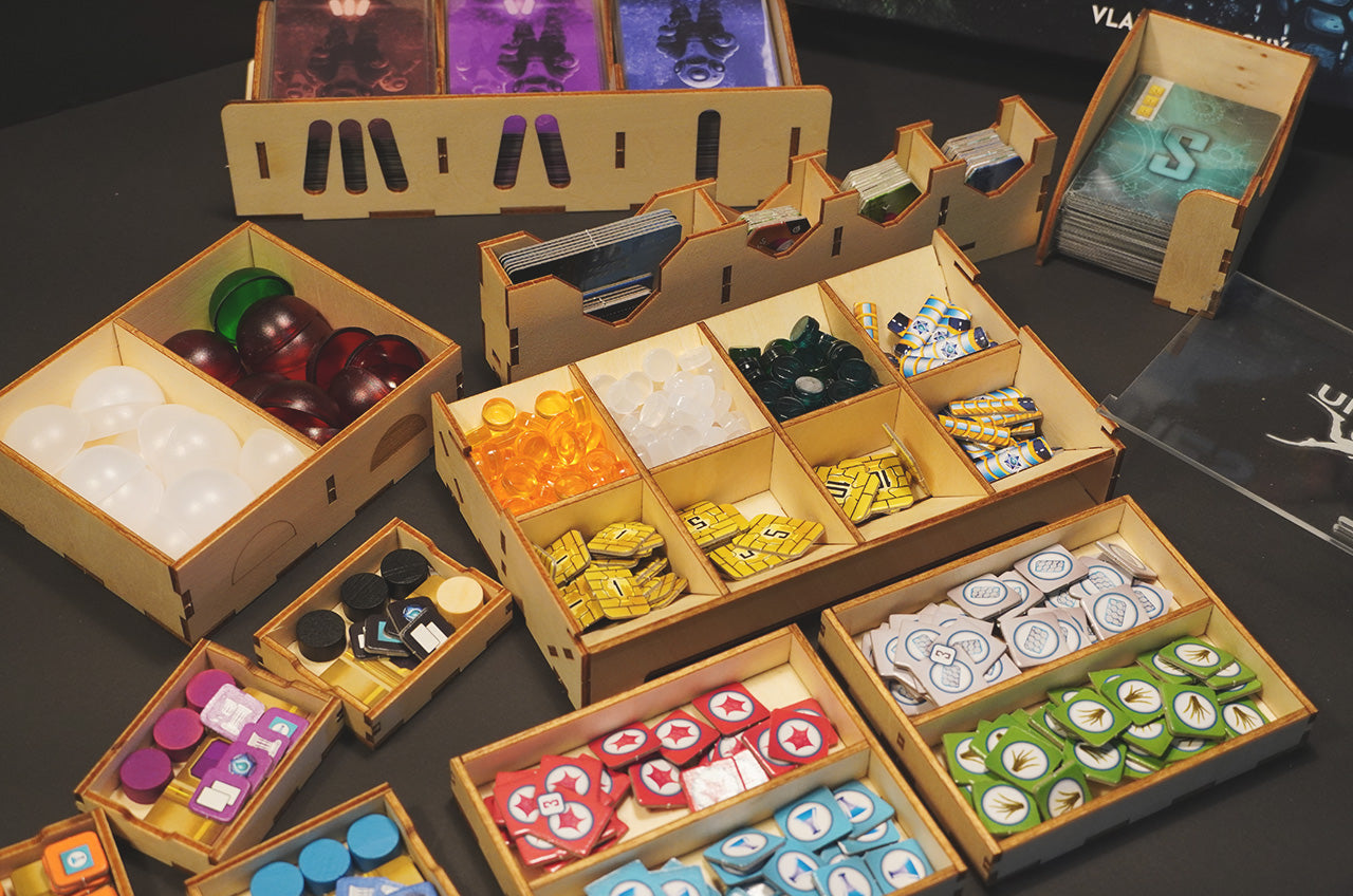 水下城市 Underwater Cities 烏鴉盒子木質桌遊收納盒