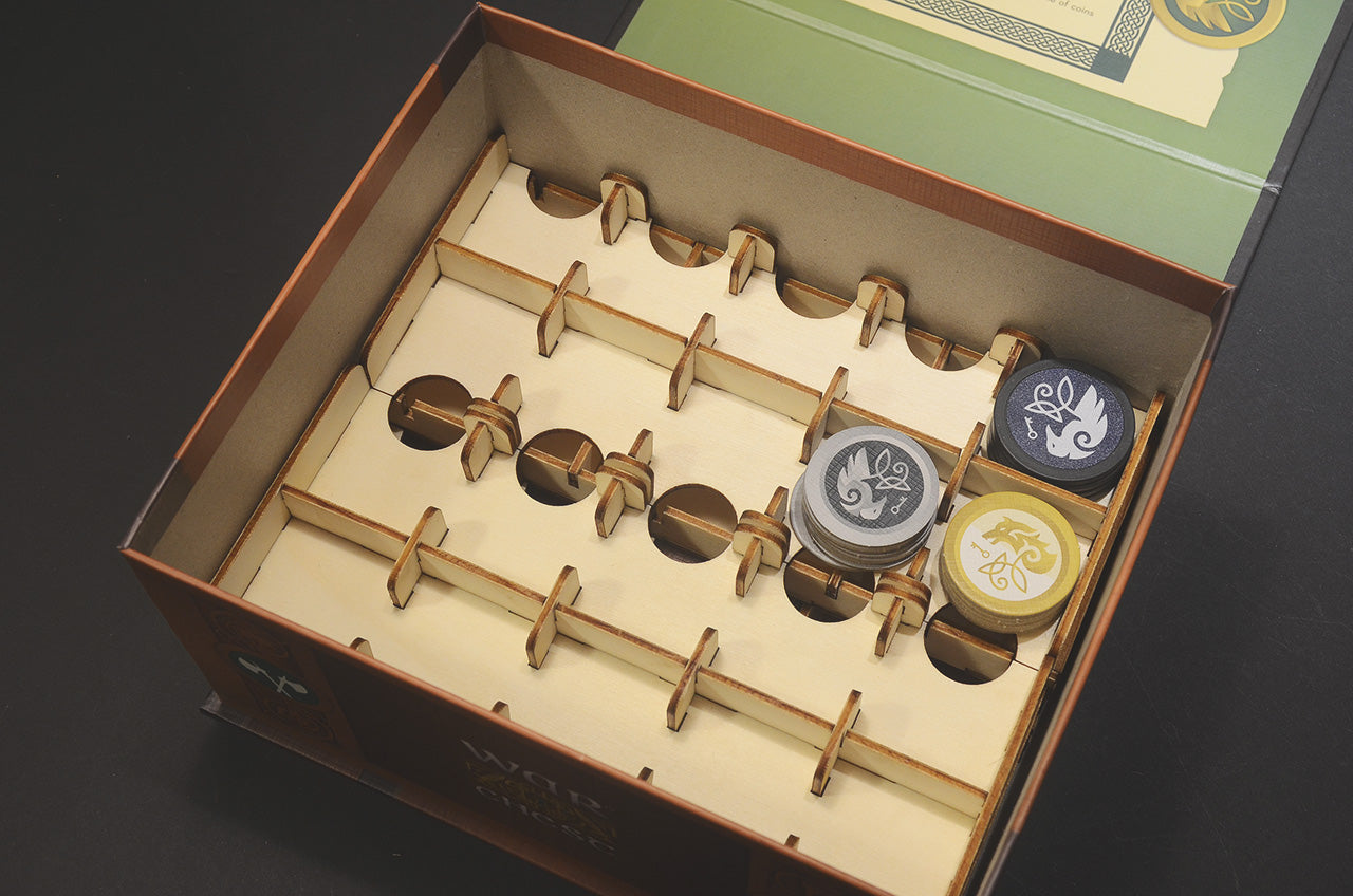 戰爭之匣 桌遊收納盒 War Chest insert organizer 烏鴉盒子桌遊收納