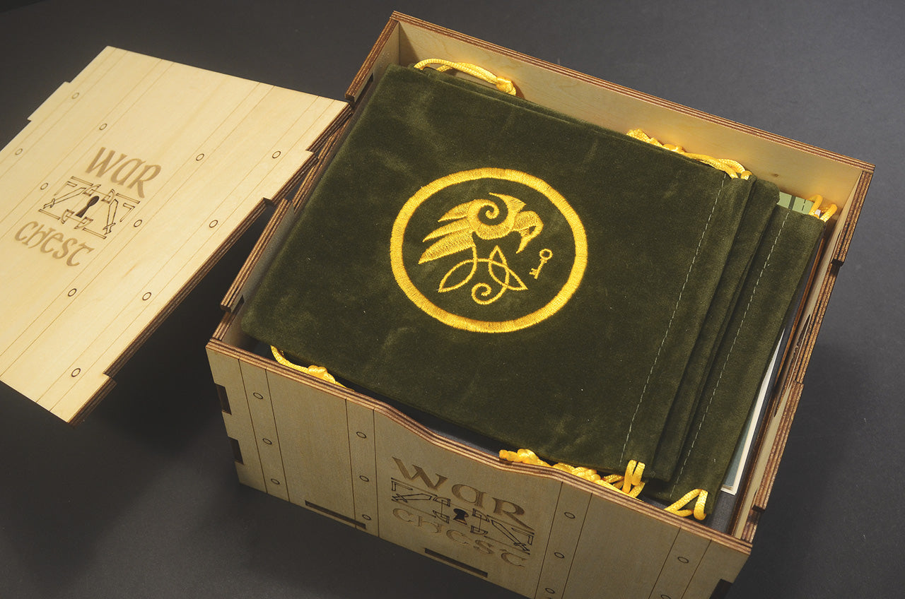 戰爭之匣 豪華收納木箱 War Chest Storage Box 烏鴉盒子桌遊收納