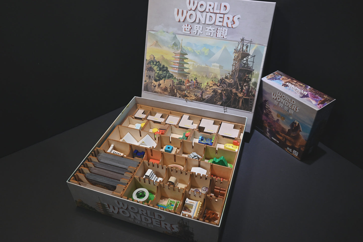 世界奇觀:夢都 擴充 桌遊收納盒 World Wonders Mundo insert 烏鴉盒子桌遊收納
