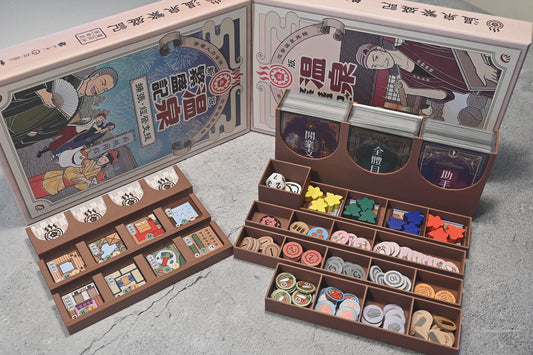 溫泉繁盛記+擴充 3D列印桌遊收納盒 | 烏鴉盒子