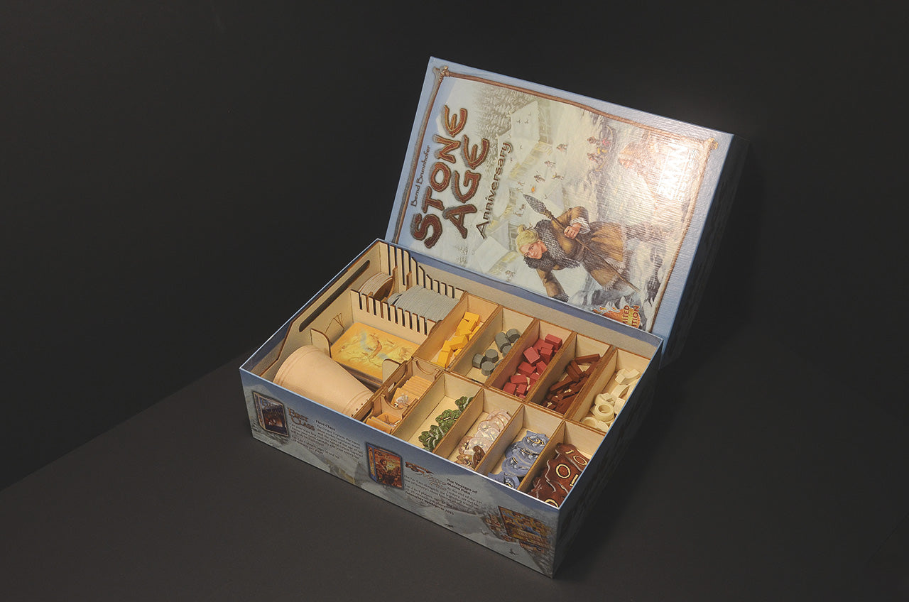 石器時代 Stone Age 烏鴉盒子木質桌遊收納盒